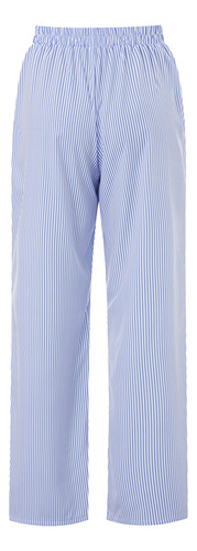 Pantalones Elásticos De Cintura Alta Y Pernera Ancha Para Mu
