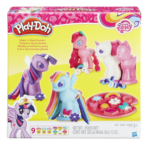 Play-doh My Little Pony Make N Style Ponies (exclusivo De A.