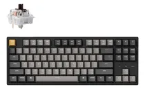 Comprar Teclado Mecanico Keychron C1 Pro Programable Qmk Via Rgb Qwerty K Pro Brown Switch Distribución Ansi Inglés Gamer Coder Pc Mac Linux Tamaño 80% Conexión Cable Usb