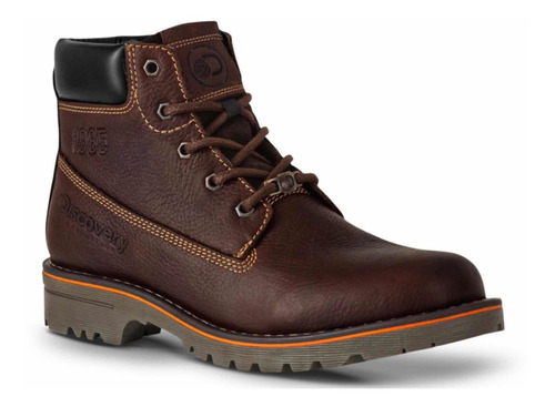 Bota Botín Discovery Kenia Marrón Hombre Original 2426105