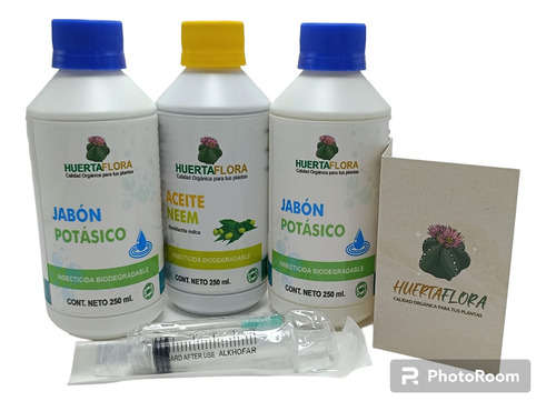 Jabon Potasico 500ml + Aceite Neem 250ml