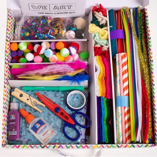 Imagen 4 de 6 de Kit De Manualidades Para Niños - Caja We Art