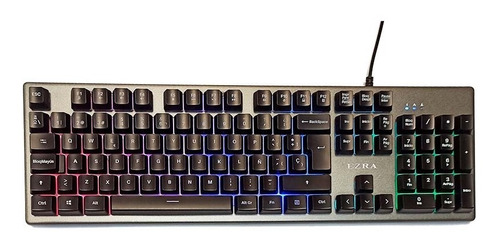 Teclado Gamer Membrana Ezra Kb05 Usb Rgb Colores Circuit