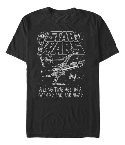 Star Wars & Tall Far Away - Polera De Manga Corta Para Hom