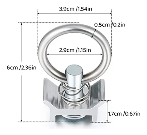 (6 #mold) Soporte En L Track De 4.000 Libras De Capacidad Co