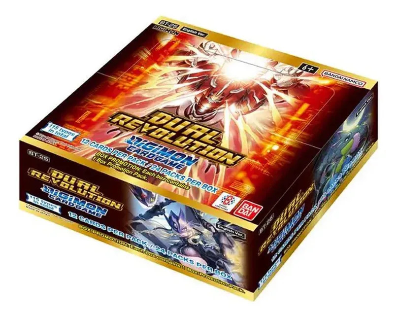 Booster Box- Digimon Tcg - Bt25 - Dual Revolution Digimon Card Game Inglês