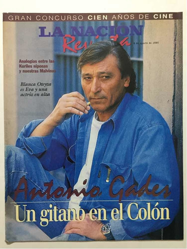 La Nación Revista # 1361  06/08/1995 Antonio Gades