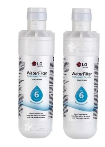 Filtro Para Refrigerador LG Lt1000 Pack De 2