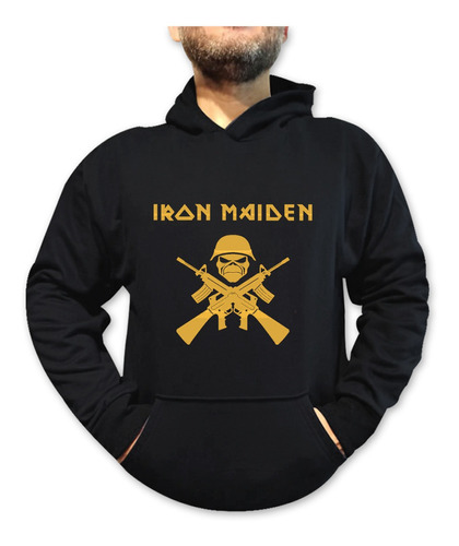 Polerones Estampados Iron Maiden, Rock, Música, Romanosmodas