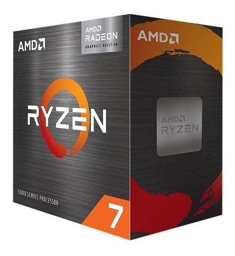 Imagen 1 de 2 de Procesador AMD Ryzen 7 5700G 100-100000263BOX de 8 núcleos y  4.6GHz de frecuencia con gráfica integrada