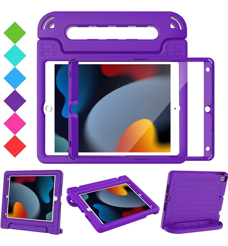 Funda Para iPad Bmouo, Para 9°, 8° Y 7° Generación, Purpura
