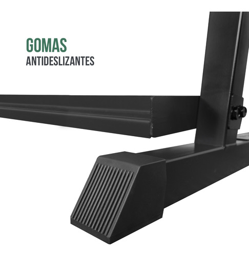 Rack Set C/10 Pares Mancuernas Hexagonales Pvc 55-100 Lbs