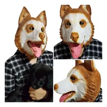 Comprar Máscara Importada Perro Siberiano Látex Máscaras Halloween 