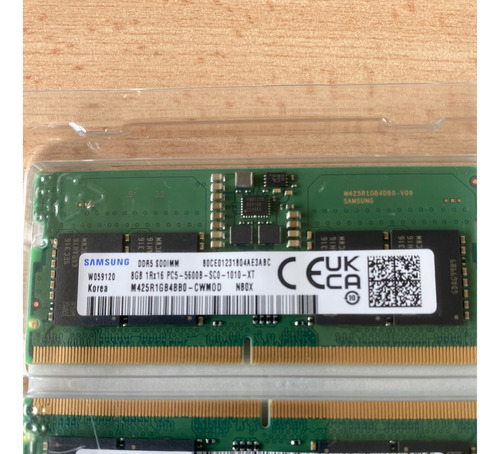 Memoria Ram Ddr5 Para Laptop Games 5600 Sodimm 2x8gb