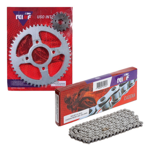 Kit Transmision 50/15 136 428 Guerrero Gxl 125 Minitrail