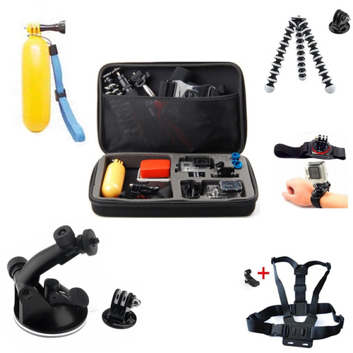 Kit De Acessórios Gopro Maleta Case G Tripé Suportes Hero 7