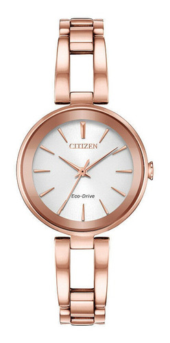 Reloj Citizen Eco-drive Axiom Rose Gold-tone 28mm Original
