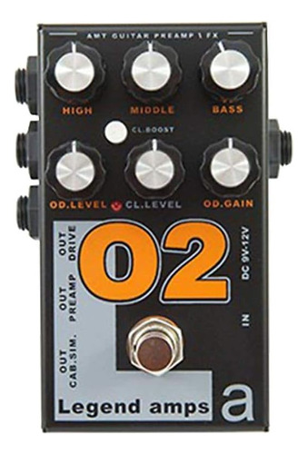 Amt Legend Amp - Preamplificador De Guitarra (naranja D...