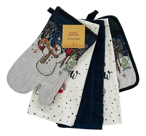 Juego De Toallas De Cocina De Navidad Navideñastoallas De Al