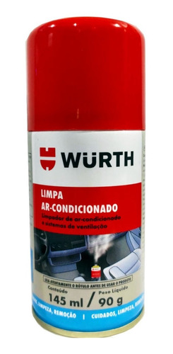 Higienizador Limpa Ar Condicionado Wurth Aroma Carro Novo