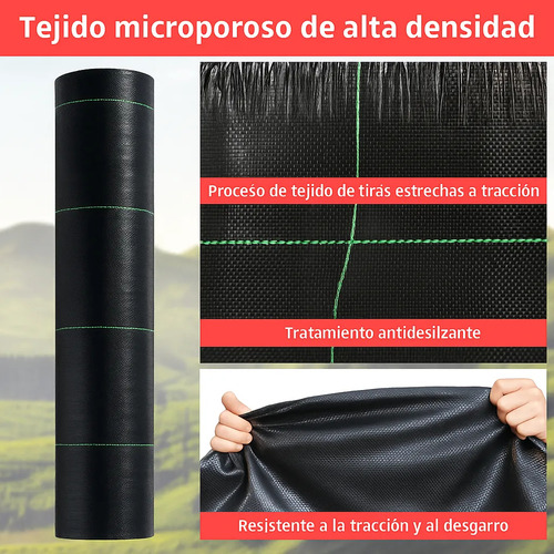 Malla Antimaleza Enraizante Geotextil 1mt X 10mts