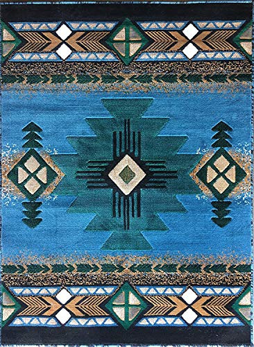 Alfombra 2x3 Pies - Southwestern Native American Carpet Geom