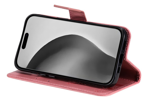 Funda De Piel Sintética De Alta Calidad Para Realme C11 2021/c15/c17 Con Moleteo, Ranura, Antivibración, Abatible, Soporte