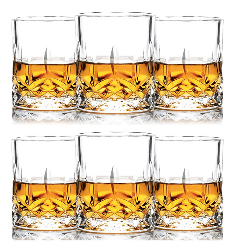 Triplorare Juego De 6 Vasos De Whisky  11 Onzas  Vasos De Wh