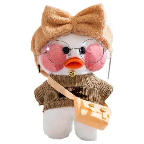 Pato Lalafanfan Peluche 30cm Tiktok Kawaii Patito Juguetes