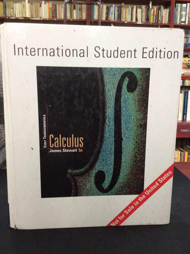 Cálculo 5 Edición Por James Steward Matemáticas