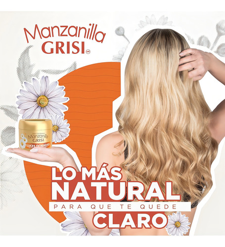 Manzanilla Grisi Cera Colorante 100 G.