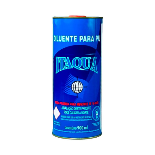 Thinner Automotivo Diluente Pu Itaquá 900ml Tintas