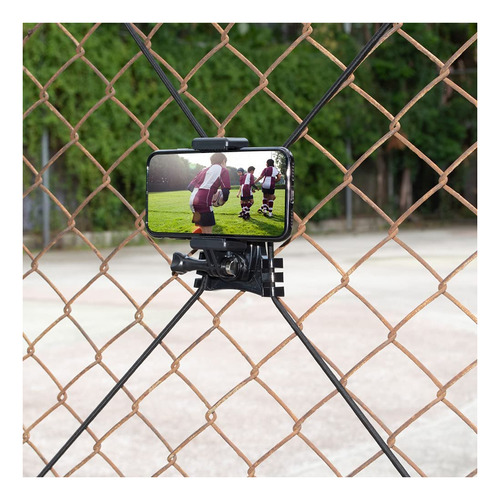 Net Chain Link Action Camera Fence Mount Compatible Con...