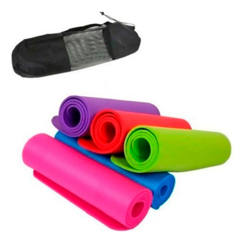 Yoga Mat Colchoneta 10mm + Bolso Pilates Neoprene - El Rey