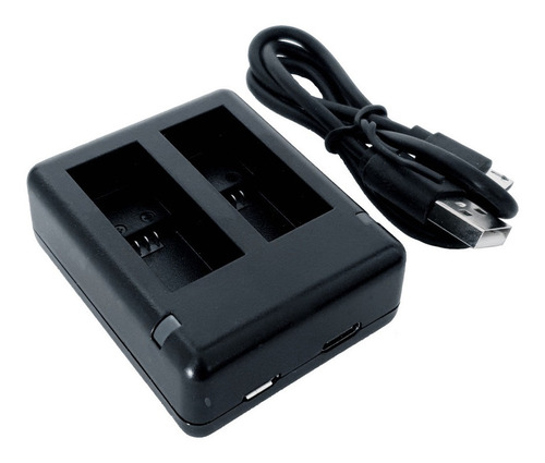 Imagen 1 de 4 de Cargador Baterías Doble Compatible Gopro Hero 9 Black Fce