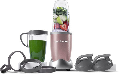 Licuadora Nutribullet Nb9-1301rg Pro, 13 Piezas, 900 W Color Rosa