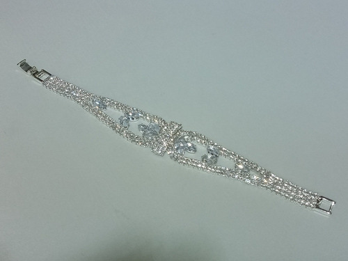 Imagen 3 de 10 de Bellas Pulseras Fiesta Strass Modelos