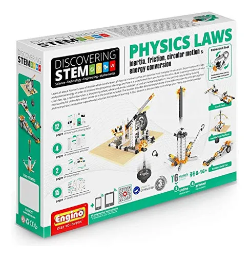 Set De Construcción Engino Physics Con 118 Piezas Para Niños