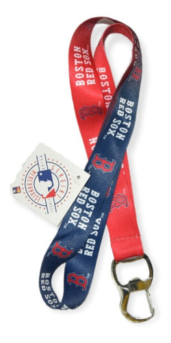 Boston Red Sox Porta Gafete Bi-tono Importado 100% Original