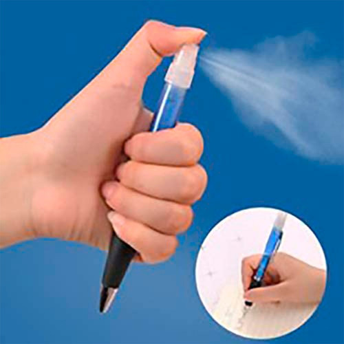 Imagen 8 de 8 de Boligrafo Lapicera Sanitizante, Desinfecta 2 En 1 Excelente