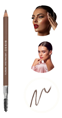 Bissú Lápiz Para Cejas De Larga Duración Color Ristretto