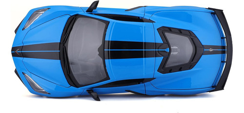 2020 Chevrolet Corvette Stingray Coupe Escala 1:18 Maisto Color Azul
