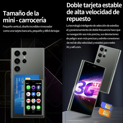 Android Celulares S23 Pro 3.0 Pulgadas Barato Ram2gb Rom16gb