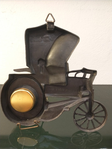 Imagen 5 de 7 de Antiguo Thermometer Jhree Star Con Forma De Auto Funcionando