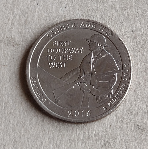Moneda De Estados Unidos De 25 Centavos Año 2016 Ceca P