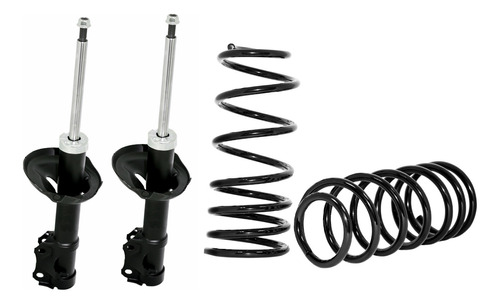 Kit Amortiguadores, Resortes Ag Vw Jetta A3 92-95 Aro Gr Del