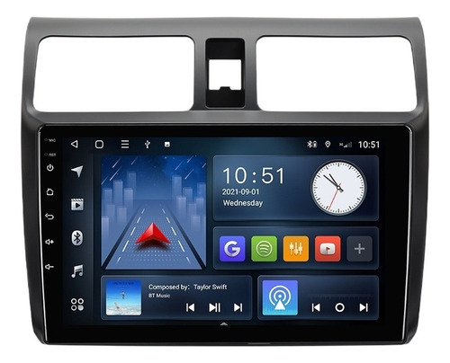 Estéreo Cámara Para Suzuki Swift 2003-2010 100 Año Gps Fm