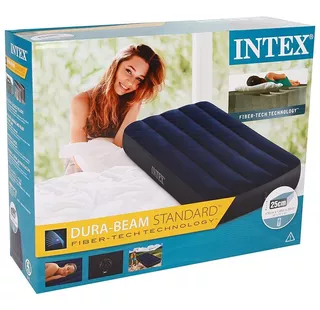 Colchon Inflable Intex Individual Para Camping Paseos Viajes