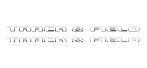 Imagem 2 de 4 de Kit Faixas Adesivos Parati Track & Field Modelo Original