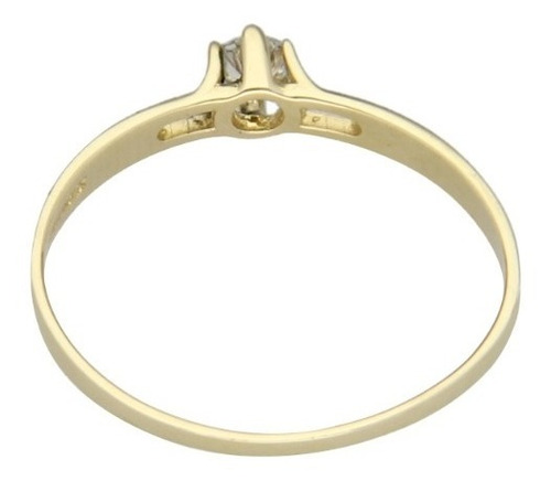 Imagen 3 de 5 de Anillo Solitario 14k, 1.0 Gramos.